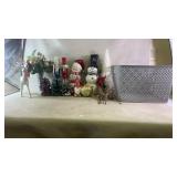 Assortment of Christmas decorations