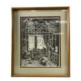 Albert Dale Minear 'Toys in the Attic' lithograph