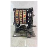 vintage slot machine mechanism
