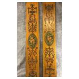 Vintage Aged Hand-painted French Tall Wooden