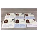 Gold post stamps