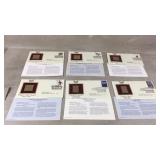 Gold post stamps