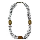 TIBETAN TRADE BEAD NECKLACE