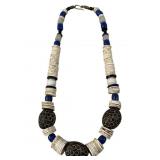 ANTIQUE KENYAN EGYPTIAN TRADE BEAD NECKLACE