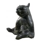 BRONZE BABY BEAR SCULPTURE