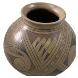 PILO MORA POLYCHROME MATA ORTIZ POTTERY VESSEL