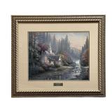 THOMAS KINKADE "THE FOREST CHAPEL" LITHOGRAPH