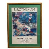 LEROY NEIMAN "MIXED DOUBLES" SIGNED POSTER PRINT