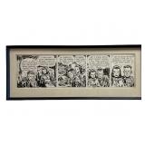 MILTON CANIFF ORIGINAL STEVE CANYON COMIC DRAWINGS