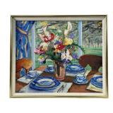 CHENG "STILL LIFE" ACRYLIC ON CANVAS PAINTING