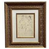 PABLO PICASSO "AU CONVERSATION" LITHOGRAPH