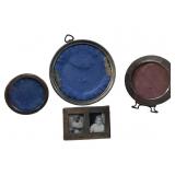 (4) ANTIQUE STERLING SILVER PICTURE FRAMES