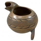 SIGNED MATA ORTIZ SNAKE EFFIGY POTTERY