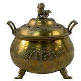 VINTAGE HONG KONG BRASS INCENSE BURNER