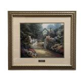 THOMAS KINKADE "HIDDEN COTTAGE" LITHOGRAPH