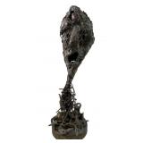ARTIST SIGNED UNIQUE MIXED MEDIA SCULPTURE