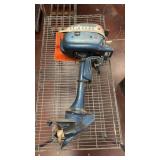 vintage Evinrude outboard motor