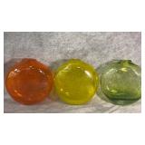 Vintage Multicolored Hand-blown Hanging Glass