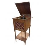 EDISON Oak Antique A100 Diamond Disc Phonograph