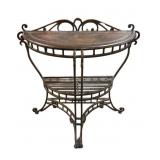 Vintage Half Moon Console Table