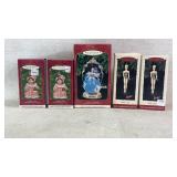 (5) hallmark keepsake ornaments
