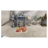 Table Candle Lanterns, Home Decor, Metal Birds