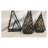 Large Metal Home Decor Sconce Candle Holders