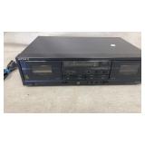 VIntage TC W370 SONY Dual Deck Cassette Recorder