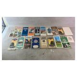 Assortment of vintage city maps, stamps and more