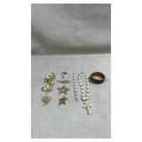 Collection of ladies costume jewelry including