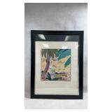 1928 color lithograph titled "To Australia by