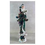 2001 Lenox Shamrock SantaPencil Santa Collection