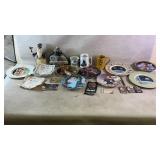 Collector Plates, Mugs, and Memorabilia