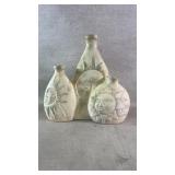 Signed stoneware pottery