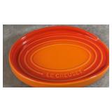 Vintage Le Creuset Stoneware Oval Spoon Rest.