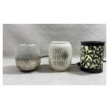 Group of 3 nice home lanterns