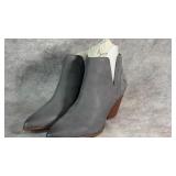 Frye Reina Grey Cut-out Heeled Booties with