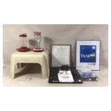 Humming Bird Feeders, Step Stool,Nylon Flag