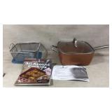 Copper Chef Pot with Lid nice condition