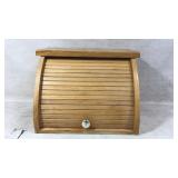 Wooden Roll Top Bread Box