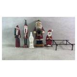 Assortment of Santa figures