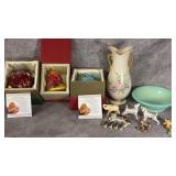 Vintage Miniature Bone China Figurines, Vintage