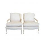 LOUIS XV Pair of Arm Chairs