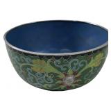 CHINESE ENAMELED CLOISONNï¿½ BOWL