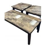 3 pc Modern Coffee Tables and End Tables