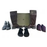 (4) pairs of womenï¿½s shoes & boots