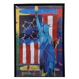 Peter Max 'Patriotic Series: Full Liberty with