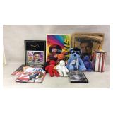 Elvis Presley Collectible Lot with Ty Beanie Babie