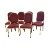 Chateau Dax Dining Chairs Faux Bois Set of 6