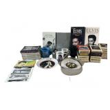 Elvis Memorabilia Collection: CDs, 8-Tracks, and